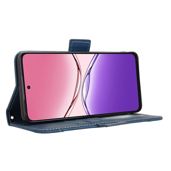 Klopové pouzdro pro Oppo A5 Pro 5G, Card Slot, námořnicky modré