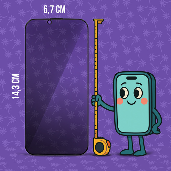 Tvrzené sklo Shy Palm pro iPhone 13 Pro Max