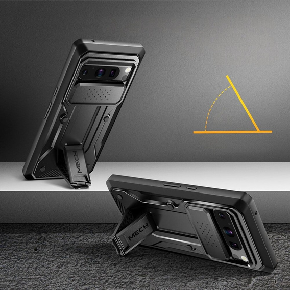 Pouzdro pro Google Pixel 8 Pro, Tongate MECH Series Clip, černé