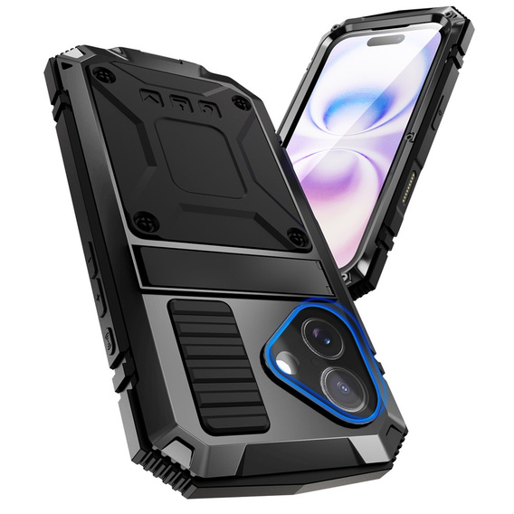 Pouzdro R-JUST s podstavcem a integrovaným sklem pro iPhone 17