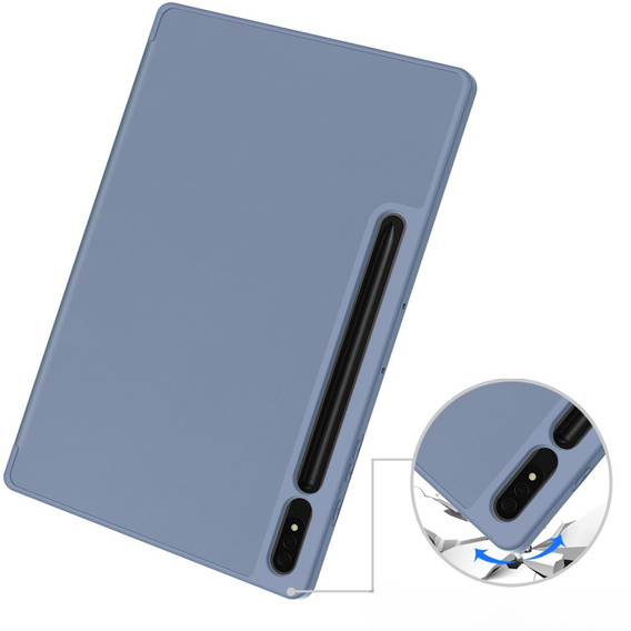 Pouzdro pro Samsung Galaxy Tab S10+ Plus, Smartcase s prostorem pro stylus, fialové