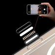Pouzdro ERBORD MagSafe pro iPhone 16 Pro, aktivní tlačítko, průhledné + sklo na displej
