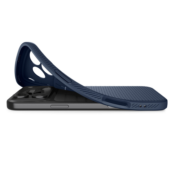 Pouzdro Spigen Liquid Air pro iPhone 17 Pro, námořnická modř