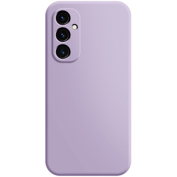 Pouzdro pro Samsung Galaxy A25, Silicone Lite, fialové + 9H sklo