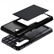 Pouzdro pro Samsung Galaxy A36 5G, Sliding Card Holder, černé
