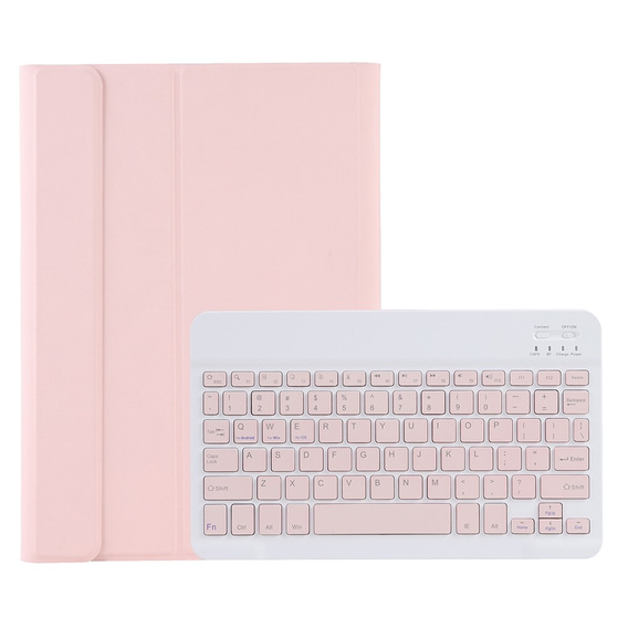 Pouzdro + klávesnice Samsung Galaxy Tab S6 Lite P610/P615 / S6 Lite 2022 10.4, Pen Slot, růžové rose gold