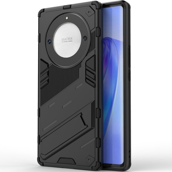 Pouzdro pro Honor Magic 5 Lite, Military kickstand, černé