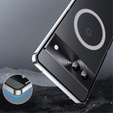 Ochranné pouzdro na fotoaparát pro Google Pixel 8, CamShield MagSafe, průhledná / stříbrná