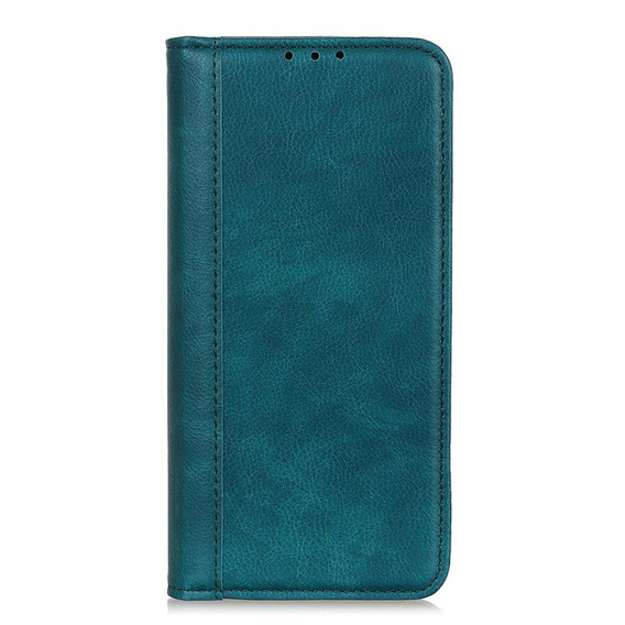 Pouzdro pro Honor 90 Lite 5G, Wallet Litchi Leather, zelené