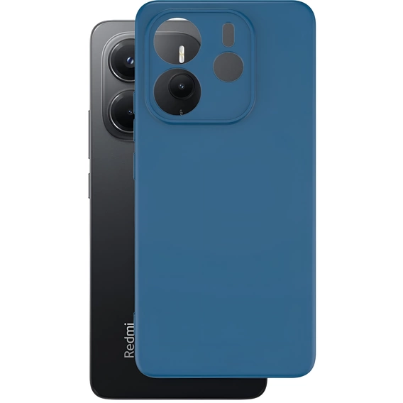 Pouzdro pro Xiaomi Redmi Note 14 4G, Silicone Lite, modré