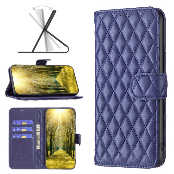 Klopové pouzdro pro Xiaomi Redmi Note 13 Pro 5G, Wallet, BINFEN COLOR, modré