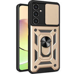 Pouzdro pro Samsung Galaxy A05s, CamShield Slide, zlaté