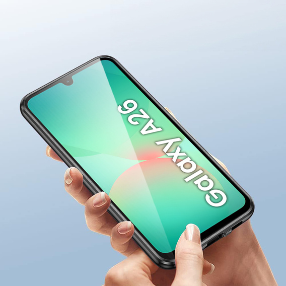 Pouzdro pro Samsung Galaxy A26, Magnetic Dual Glass, černé
