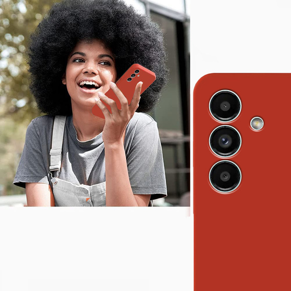 Pouzdro pro Samsung Galaxy A04S / A13 5G, Silicone Lite, červené