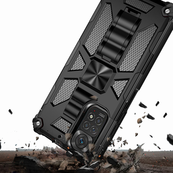 Pouzdro pro Xiaomi Redmi Note 11 / 11S, Armor Kickstand, černé