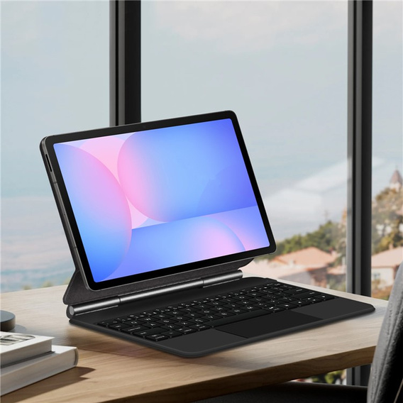 Pouzdro s klávesnicí Bluetooth a touchpadem pro Samsung Galaxy Tab S10 FE