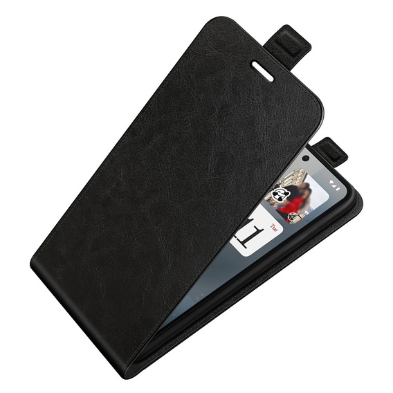 Klopové pouzdro pro Nothing Phone 3a, Flip, černé