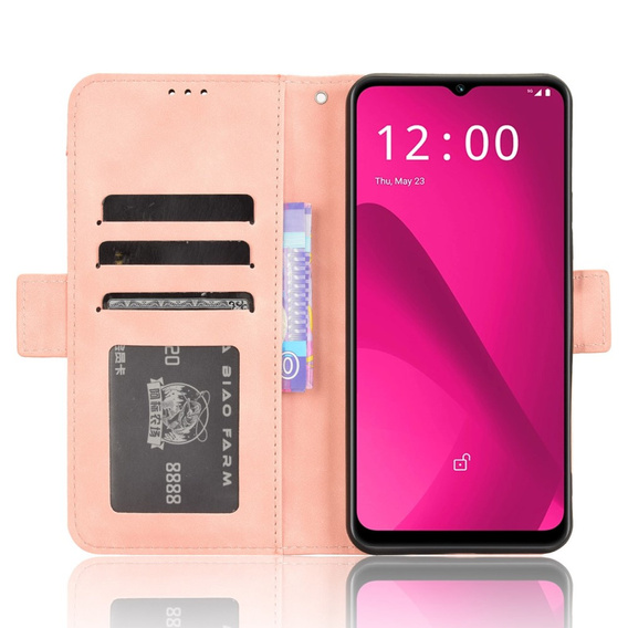 Klopové pouzdro pro T Phone 2 5G, Card Slot, růžové