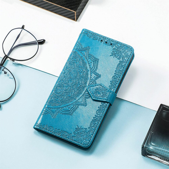 Klopové pouzdro pro Oppo Reno 12FS / 12F, Mandala, modré