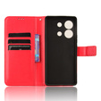 Klopové pouzdro pro Infinix Zero 30 5G, Crazy Horse Wallet, červené