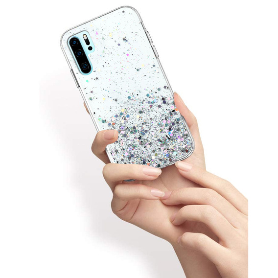 Pouzdro pro Huawei P30 Pro, Glittery, průhledné