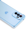 Pouzdro pro Samsung Galaxy S23 FE, Electro heart, modré + Full Glue Ceramic Glass