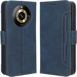 Klopové pouzdro pro Realme 11 Pro 5G / Pro+ 5G, Card Slot, námořnicky modré