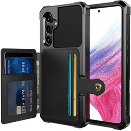 Pouzdro pro Samsung Galaxy A54 5G, Card Holder Kickstand, černé