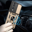 Pouzdro pro Honor 70 5G, CamShield Slide, zlaté