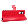 Klopové pouzdro pro Oppo A17, Crazy Horse Wallet, červené