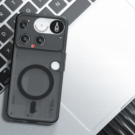 Pouzdro pro Nothing Phone 3 5G, pro MagSafe, ERBORD Matt Case, černý