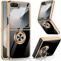 Pouzdro pro Samsung Galaxy Z Flip7 FE / Z Flip6, Electro Ring, černé