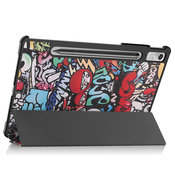 Pouzdro pro Lenovo Tab P11 Pro Gen 2 TB132FU TB132XU 11.2", s klopou, graffiti