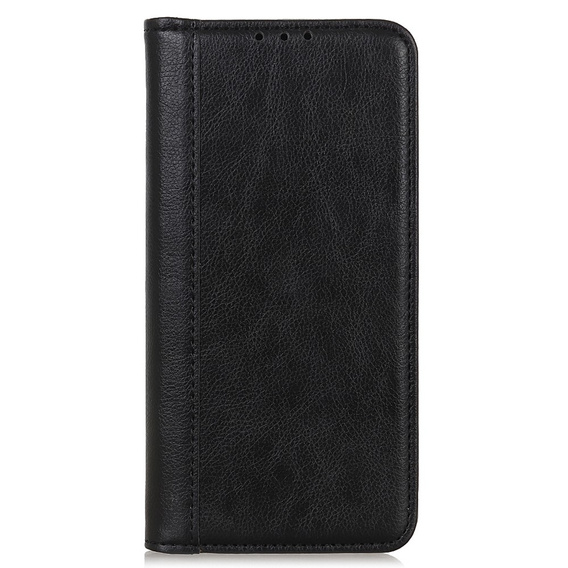 Flipové pouzdro pro Honor 200 Pro 5G, Split Leather, černé