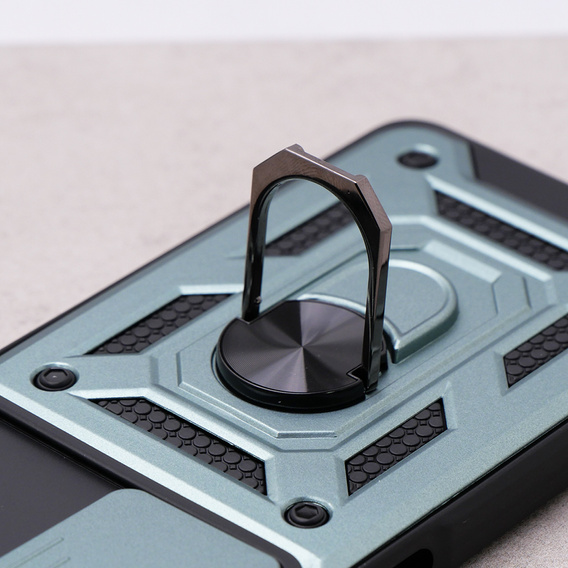 Pouzdro pro Oppo A98 5G, CamShield Slide, zelený