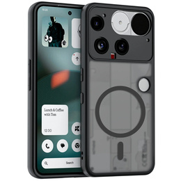 Pouzdro pro Nothing Phone 3 5G, pro MagSafe, ERBORD Matt Case, černý