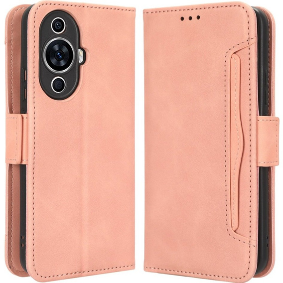 Klopové pouzdro pro Huawei Nova 11, Card Slot, růžové