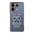 Pouzdro pro Xiaomi Redmi Note 13 Pro 5G, Rabbit, modré + 9H tvrzené sklo
