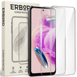 2x tvrzené sklo pro Xiaomi Redmi Note 12S, ERBORD 9H Hard Glass na displeji
