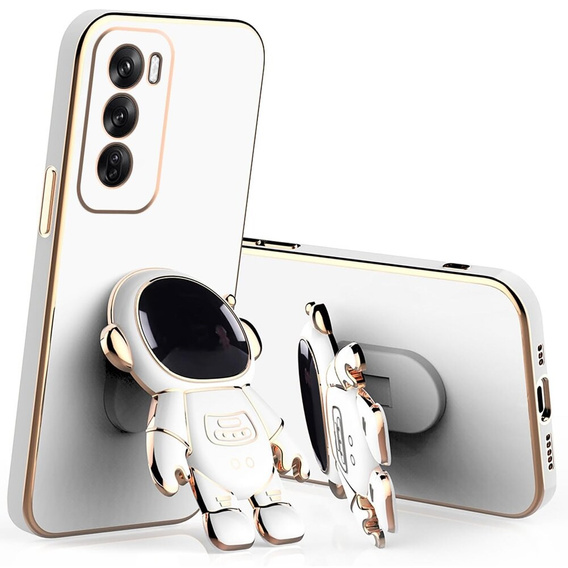 Pouzdro pro Oppo Reno 12, Astronaut, bílé