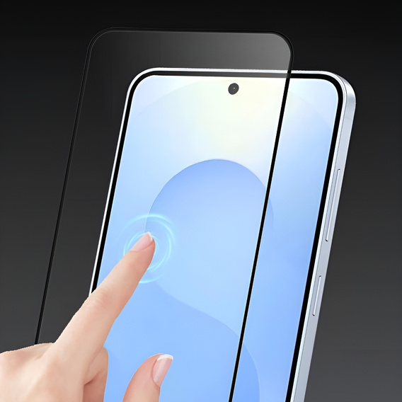 3D tvrzené sklo pro Samsung Galaxy S25, černý rámeček