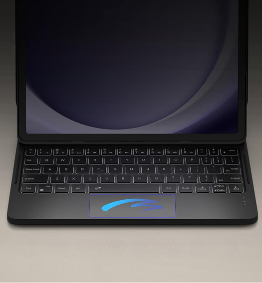 Magnetické pouzdro Dexnor s klávesnicí a touchpadem pro Samsung Galaxy Tab A9+