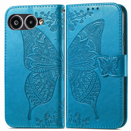 Klopové pouzdro pro T Phone 3 5G, Butterfly, modré