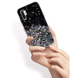 Pouzdro pro Samsung Galaxy Note 10 Plus, Glittery, černé