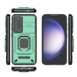 Pouzdro pro Samsung Galaxy S24, KickStand Camera Lens, zelené