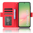 Klopové pouzdro pro Samsung Galaxy A56, Card Slot, červené