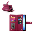 Flipové pouzdro Wallet Zipper Pocket pro Samsung Galaxy A17 5G, Wallet Zipper Pocket, červené