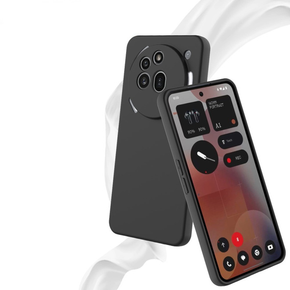 Pouzdro pro Nothing Phone 3a Pro, Silicone Lite, černé