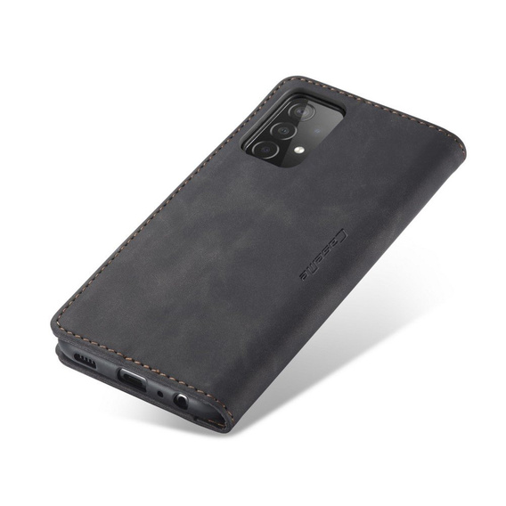 Pouzdro CASEME pro Samsung Galaxy A52 / A52s, Leather Wallet Case, černé