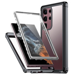 Pouzdro pro Samsung Galaxy S24 Ultra, Shockproof, s fólií, černé